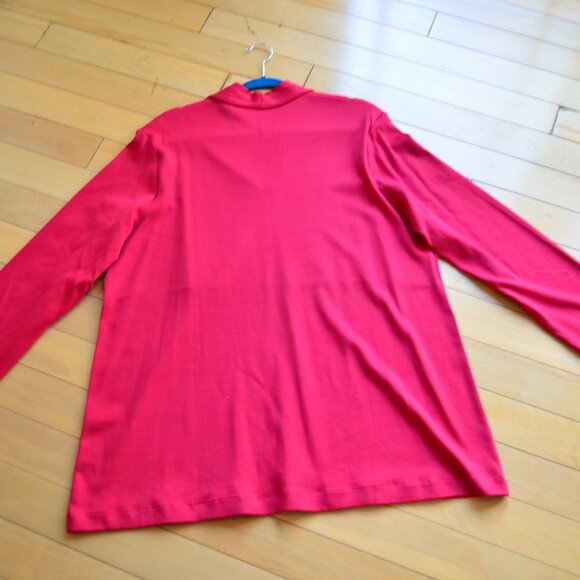 Chico's Chicos Knit Top Polished V Neck Tunic Size 3 US XL NWT - Picture 6 of 7